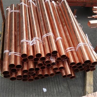 China Color púrpura de la longitud del tubo 42.2m m OD ASTM 4.85m m 3M del tubo de la ronda del cobre H60 en venta