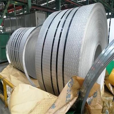 China 304 Stainless Steel Embossed Coil Customized Patterns 4 Feet Width 0.4mm Cold Rolled for sale