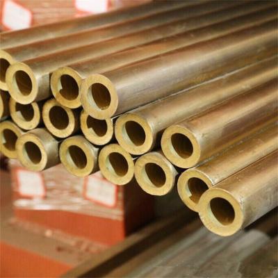 China Um comprimento de superfície amarelo de condução por meio de canos de bronze de 6 medidores da espessura do tubo 10mm OD 2mm da categoria H65 à venda