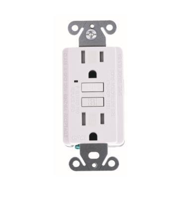 China Faith Heavy Duty Electrica GFCI Residential / General Purpose Electrical Outlet Tamper Plugs Duplex GFCI Receptacle for sale