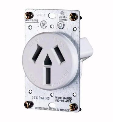 China Residential / General Purpose UL / cUL Listed 50A Mtg Flush Receptacle, 3P / 3W for sale