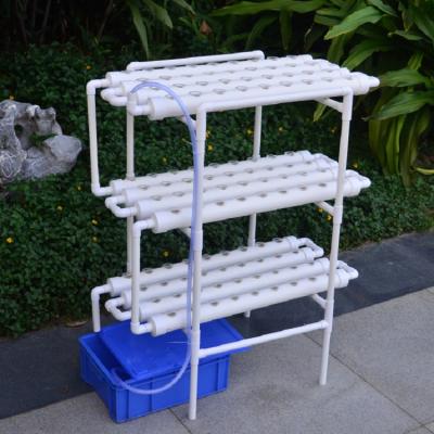 China Easy Growing NFT 3 Pcs PVC Pipes Garden Hydroponics System 12 Layers for sale