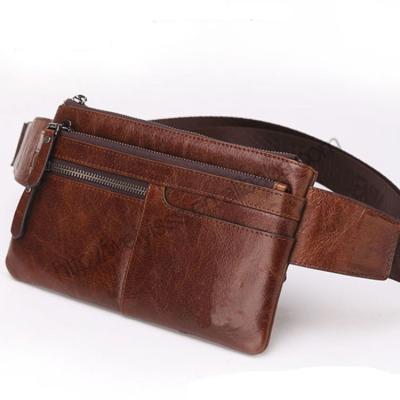 China Water Proof Good Quality PU Leather Waist Pouch Belt Bum Bag For Sports Travel for sale