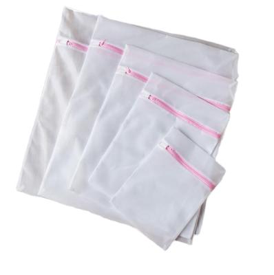 China Good Quality Nylon Zipper Laundry Bag Success Nylon Mesh Laundry Bag 5 Set for sale