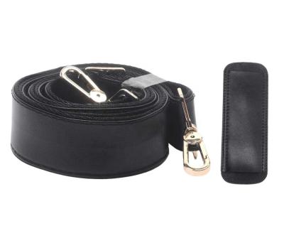 China Adjustable Bag Black PU Leather Bag Strap Replacement For Cross - Body Handbag for sale