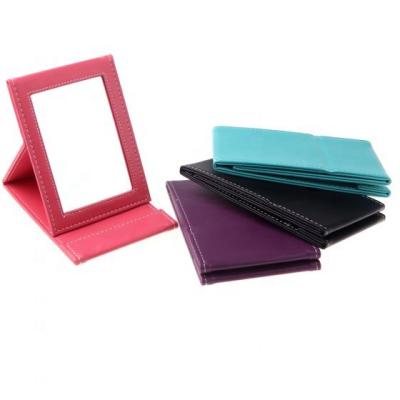 China Portable Durable Folding Desktop Cosmetic Mirror Toilet Glass Mirror Makeup Tools for sale