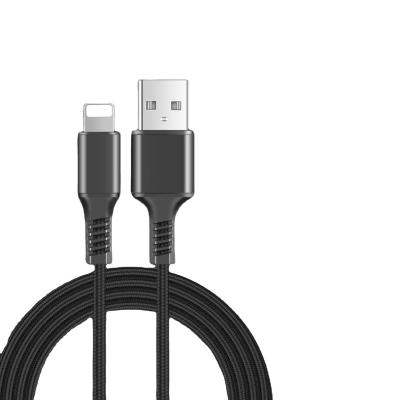 China Popular Nylon Braided Mobile Phone Cable Usb A To Lightning Cable For Iphone for sale