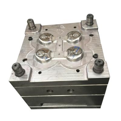 China Food& Beverage Factory China 4 Cativies Professional Plastic Round Lid Cap Injection Mold for sale