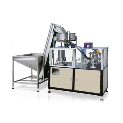 China Beverage Customized Flip Top Cap Closing Folding And Slotting Machine for sale