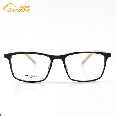 China Classic style acetate wood frame; Rated to universal fit; NEW Style Acetate Glasses Fashion Rectangle Man Wooden Eyewear And Frames 2021 for sale