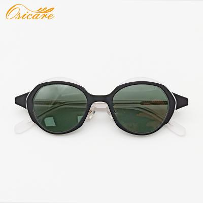 China Classic high quality acetate frame; Universal fit; Newest Acetate Comfort Fashion Designer Men Women Retro Round Sunglasses 2021 for sale