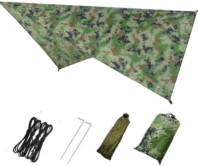 China Manufacturer Adult Portable Camping Hammock Set Inclusive, With Mosquito Insect Net, Tarp Cover, Tree Tie Down for sale