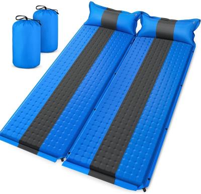 China Outdoor Camping Hiking Traveling Camping Mat Inflatable Sleep Protection: 2 Pack Self-Inflating Ultralight Lightweight Compact Cot Air Mattress for sale