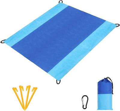 China Outdoor Camping Hiking Plant Beach Blanket Sand Displacement Proof, Oversized Beach Mat 80