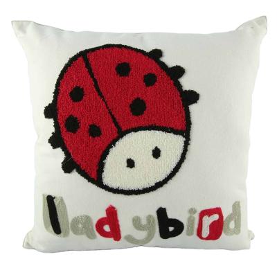 China Innermor New Folded Embroidery Fashion Plaid Pampers Cushion Cover for sale