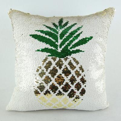 China Folded Sequin Pineapple Decor Easter Cushions for sale