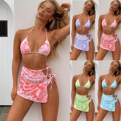 China New Summer Antibacterial Tie-Dye One-Piece Swimsuit Bikini Style Women's Swimwear Cash Merchandise for sale