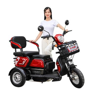 China New Golf Course Or Rent 2022 Tricycle 500W Electric Mobility Scooter Two Seats Foldable Electric Vehicle for sale