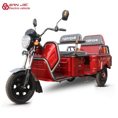 China Factory direct sales of cargo/passenger electric tricycles carrying passengers and cargo dual-function electric three-wheeled motorcycle for sale