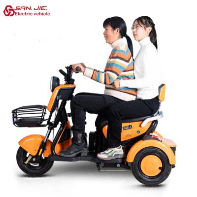 China SANJIE luxury chinese factory make popular3 adulto wheel triciclo battery for electric tricycle for sale