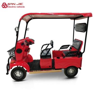 China SANJIE Passenger Electric Vehicle Electric Tricycles Mini Bicycles Four Wheel Electric Urban Recreational Car for sale