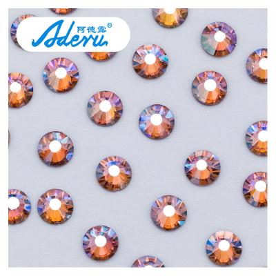 China Easily Transferred To Adru Diamond AB Dressing Nail Art Crystal Brilliant Hot Fixed Stone Ornament Hot Fix Stone for sale