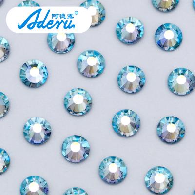 China Easily Transferred To Apparel Adru Decoration Hot Repair Diamond AB Hot Fix Custom Loose Flat Back Crystal Hot Stone for sale