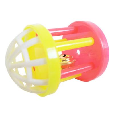 China Manufacturers Hot Selling Cats Rotating Bell Ball Toys Pet Cat Products Cat Toys Six Column Bell Ball Toys for sale