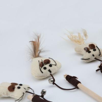 China Pet Cat Toy Cats Lighter Cat Stick Lighter Cat Stick Lighter Cat Toy Rabbit Hair Ball Mouse Feather Type for sale