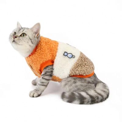 China Factory Price Sustainable Warm Winter Vest Cotton Sale Design Luxury Dog Clothes Cat Clothes Wholesale for sale