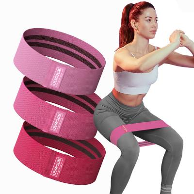 China PE Fitness elastic band strength training yoga fitness resistance band for sale