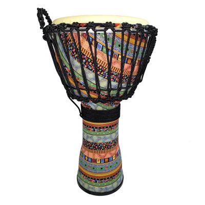 China Synthetic Skin Percussion Musical Instruments African Djembe Drums for sale