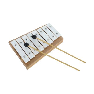 China Metal best selling products in Italy percussion musical instruments wooden metalophonekey 8-Key xylophone for baby for sale