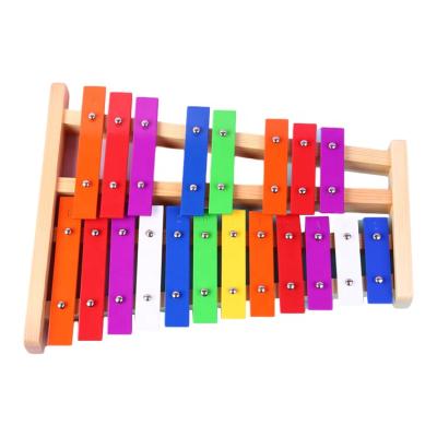 China Ex-factory price 25-Key colorful Metallophone/glockenspiel, percussion metallophone educational toy wholesalers for sale