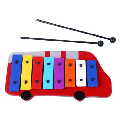 China 2020 Colorful Novelty Educational Devices 8-Key Metallophone Toy Percussion Musical Instruments for sale