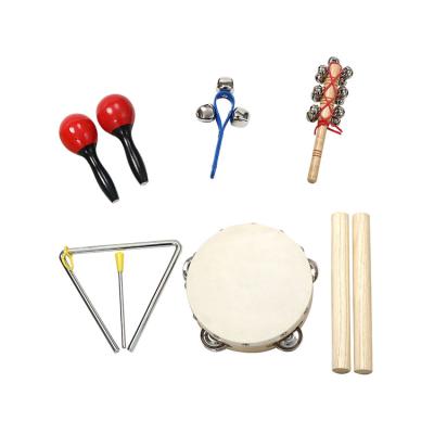 China Kids Toy Kit Rhythm Musical Instruments Percussion of Music Education 6pcs Percussion for sale