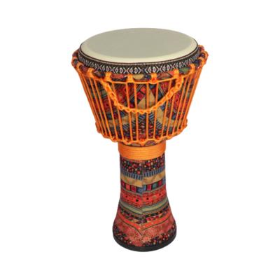 China synthetic skin we could print logo on the product or package cloth non-adjustable african music drum for sale