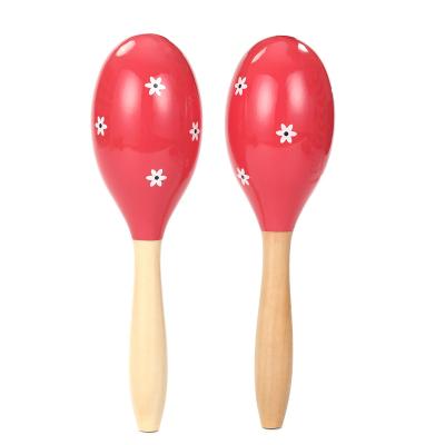 China Popular Cartoon Toy 2021 Products In USA Colorful Maracas Instruments Maracas With Print for sale