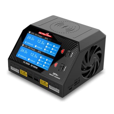 China Newest AC 300W 16.0A UP6+ 6S Power DC 2x300W Lifetime NiMH Battery Balance Charging Balance Charger With Servo Motor Test Function for sale