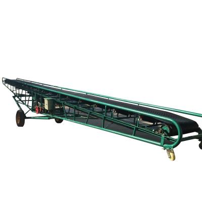 China Carbon Steel Support Industry Rubber Belt Conveyor Movable For Grain Mine Coal for sale