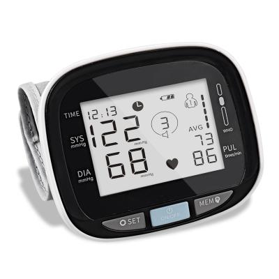 China Hot Selling Portable Health Care Easy To Use Handheld Electronic Digital Wrist Blood Pressure Monitor for sale