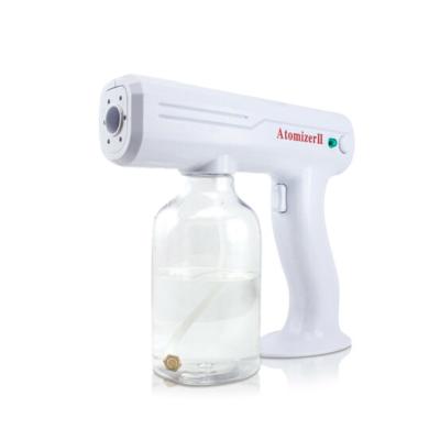 China 800ML Haze Disinfection Machine Electric Sprayer Disinfection ULV Steam Atomizer Spray Gun DEEP CLEANING Blue Lightweight Nano Sprayer for sale