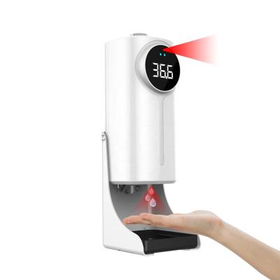 China Soap Dispenser K9 Pro Dual Sensor Soap Dispenser Smart 1200ml Digital Scum In Touchless Frared Hand Liquid Soap Dispenser 2 In 1 for sale