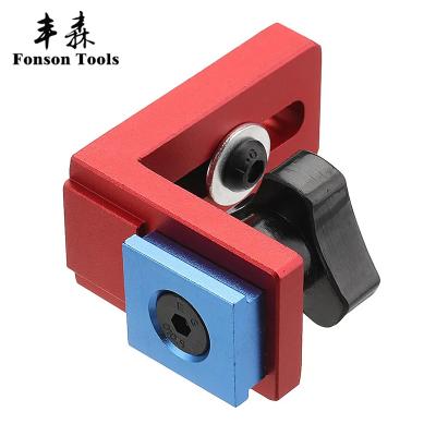 China High Quality Quality Assurance Rail Retainer Chute Locator Saw Groove Limiter Slide Bracket Chute Connector for sale