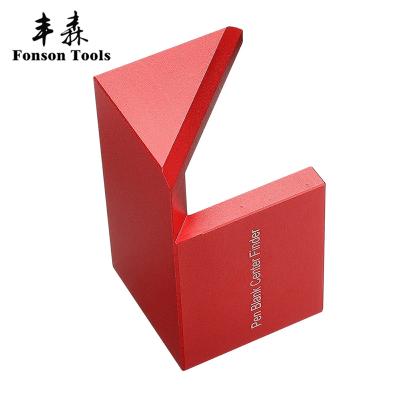 China 45 Degree Angle Marker Convenient Measuring Line Square Right Angle Line Drawing Scribe Woodworking Center Finder Tools for sale