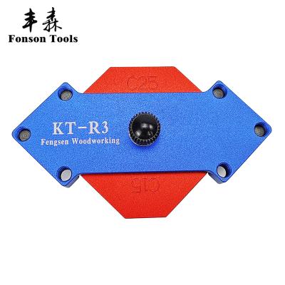 China Convenient Radius R15-R30 Beam Templates Woodworking Aluminum Alloy Red Routing Rounded Corners Router Bit Template for sale