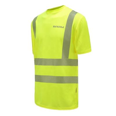 China 2019 Moisture Absorption Perspiration Hi Strength Safety 4x Reflective Shirts for sale