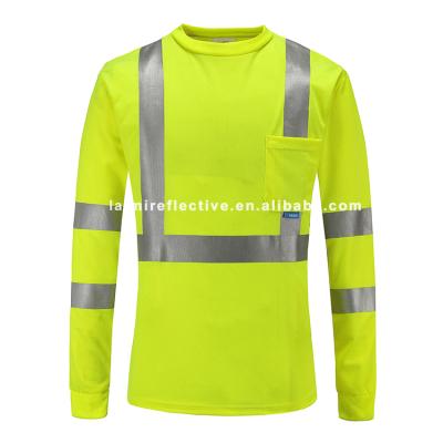 China Road safety. Workplace Safety ANSI EN20471 Security Force Hi Reflective T-Shirt Shirt for sale