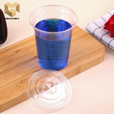 China 12oz Clear Plastic Cups Premium Plastic Cup Disposable Plastic Cups With Lid Wholesale for sale