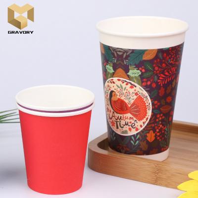 China Disposable Paper Cup China Supplier Disposable Coffee Drink Cups Eco Friendly Paper Cups China Supplier for sale